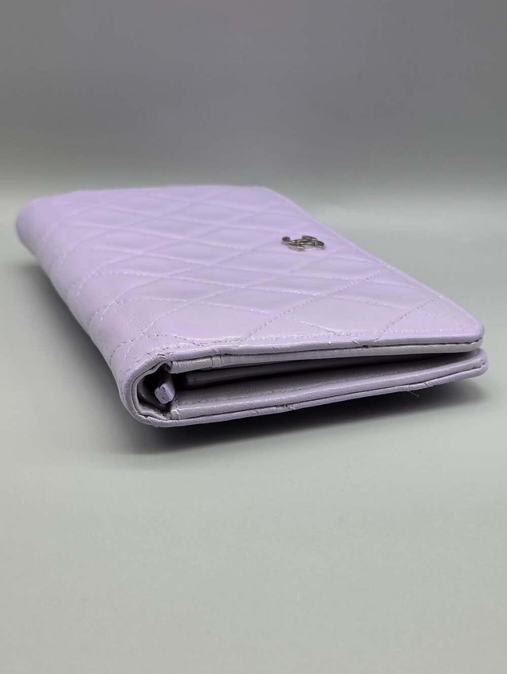 🟣Chanel Purple Learher Clutch/Wallet🟣 - Picture 13 of 16